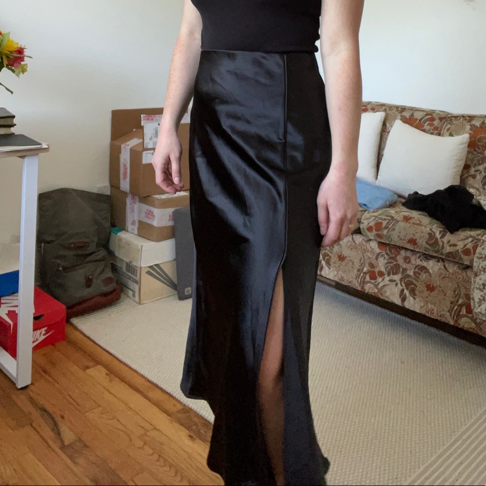 A New Day Satin Slip Skirt